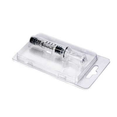 Μεταλλική Σφραγίδα 14 Gauge Luer Lock Glass Syringe με Διαφανή σωλήνα