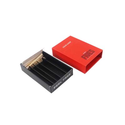 Παιδικά ανθεκτικό προσαρμοσμένο χάρτινο κουτί συρταριού για 5 Mini Pre Rolls