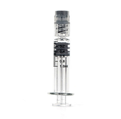 Σύριγγες γυαλιού κλειδαριών εργοστασίων 1ml Luer της Κίνας με την αμβλιά βελόνα
