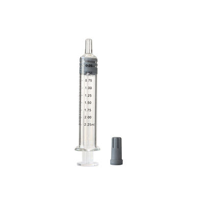 2.25ml σύριγγα κλειδαριών Luer πετρελαίου καννάβεων με την απόδειξη διαρροών ΚΑΠ