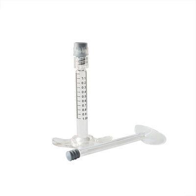 1 ml 2, 25 ml 3 ml 5 ml Προγεμισμένη σύριγγα βοροσιλικικού χάλυβα πλαστικού εμβολίου Luer Lock σύριγγες 5 ml γυάλινες σύριγγες 1 ml