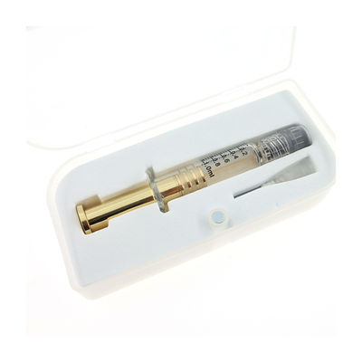 Σύριγγα κλειδαριών γυαλιού 1mL Luer Borosilicate με το ασήμι μετάλλων ή το χρυσό δύτη μετάλλων