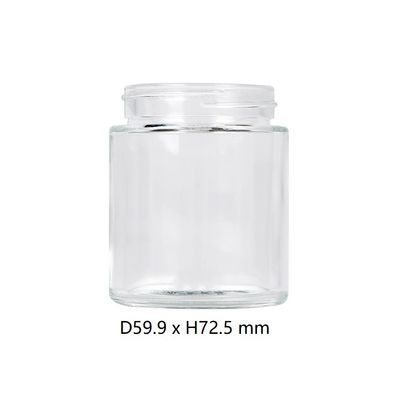 4oz καθαρίστε το αεροστεγές ακίνδυνο για τα παιδιά βάζο λουλουδιών καννάβεων βάζων ζιζανίων γυαλιού