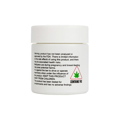 3oz άσπρο βάζο ζιζανίων γυαλιού ασφαλές για τα παιδιά βάζο γυαλιού 1/8 ουγγιών