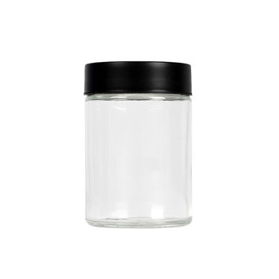Σαφές ευρύ στόμα 5oz βάζων ζιζανίων γυαλιού λουλουδιών κάνναβης αμόλυβδο