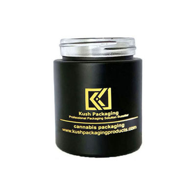 5oz μαύρο βάζο ζιζανίων γυαλιού μεταλλινών με την ασφαλή για τα παιδιά ΚΑΠ