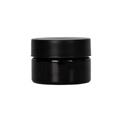 PET πλαστικό 2oz με ανθεκτικό στα παιδιά κάλυμμα Custom χρώμα βάζο κάνναβης