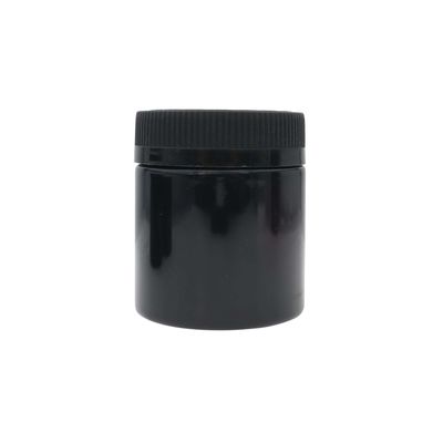 4oz μαύρη πλαστική συσκευασία βάζων καννάβεων λουλουδιών βάζων ζιζανίων με την ΚΑΠ