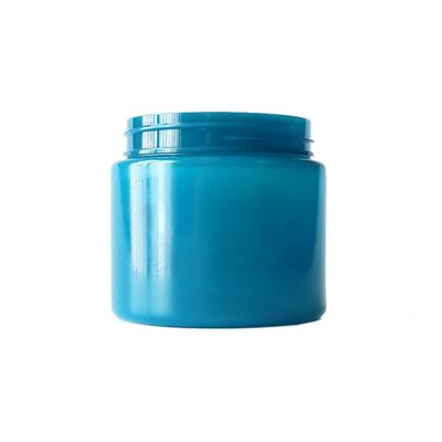 6oz μπλε πλαστικό βάζο ζιζανίων με την ώθηση κάτω &amp; τα καλύμματα απόδειξης παιδιών στροφής