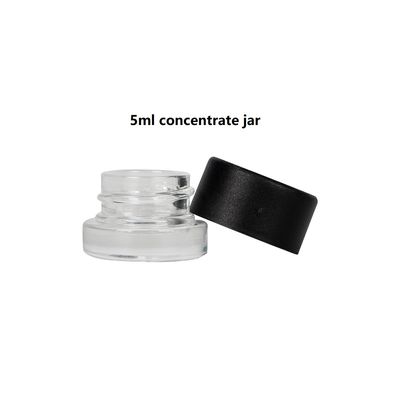Βάζο γυαλιού συμπύκνωσης χρώματος 9ml 5ml συνήθειας με το ασφαλές για τα παιδιά καπάκι βιδών