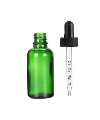 Dropper γυαλιού 30ml 1oz ηλέκτρινο μπουκάλι με την ασφαλή για τα παιδιά κορυφή για το πετρέλαιο κάνναβης