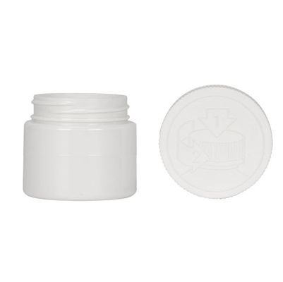 3oz αδιαφανές άσπρο βάζο ζιζανίων της PET πλαστικό ασφαλές για τα παιδιά