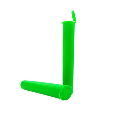 Πράσινο μαύρο Custom Color Pop Top Tubes for Prerolls Custom Printed Joint Plastic Tubes for Cigarette (Παρασκευασμένοι τυπωμένοι συνδεδεμένοι πλαστικοί σωλήνες για τσιγάρα)