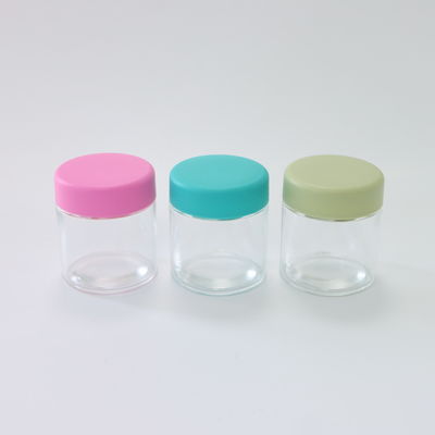 90 ml 3oz χωρητικότητα γυάλινο βάζο ζιζανίων με ανθεκτικό στα παιδιά καπάκι βίδα