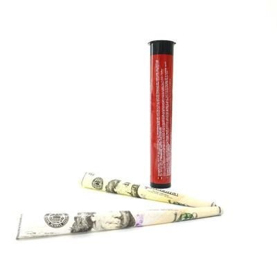 Πράσινο μαύρο Custom Color Pop Top Tubes for Prerolls Custom Printed Joint Plastic Tubes for Cigarette (Παρασκευασμένοι τυπωμένοι συνδεδεμένοι πλαστικοί σωλήνες για τσιγάρα)