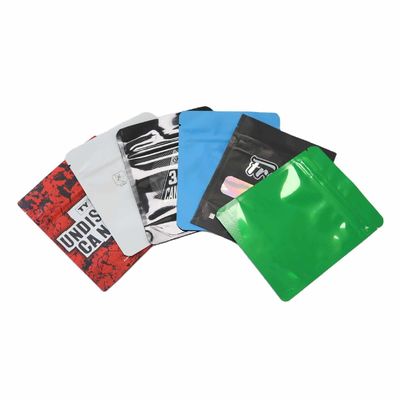 Ανθεκτικές στα παιδιά Custom Mylar τσάντες 3.5 με το λογότυπό μου Holographic Custom Printed Child Proof 8η τσάντες σφραγιστές