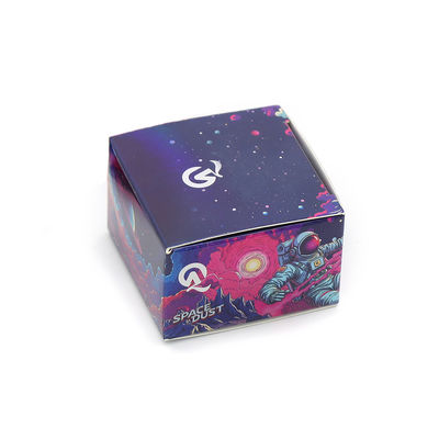 Προσαρμοσμένη Εκτύπωση Ιδιωτικού λογότυπου Έγχρωμη Εκτύπωση Αναδιπλούμενο Μίνι Χάρτινο Κουτί για Συσκευασία Προϊόντων Βάζου Συμπυκνώματος με Παγοκύστη