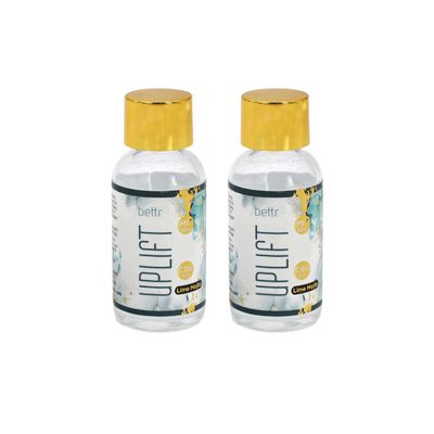 1oz 30ml Διαφανές στρογγυλό γυάλινο μπουκάλι Boston, αεροστεγές, στεγανό, με μαύρο βιδωτό καπάκι για αιθέριο έλαιο, υγρό φάρμακο, υγρό