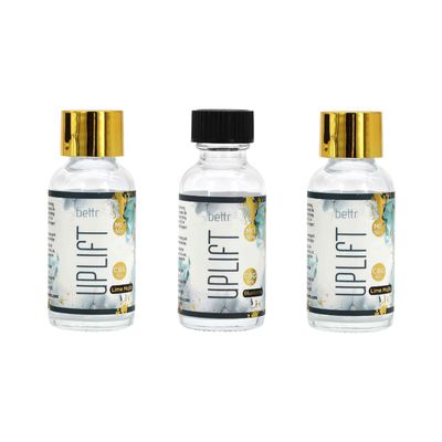 1oz 30ml Διαφανές στρογγυλό γυάλινο μπουκάλι Boston, αεροστεγές, στεγανό, με μαύρο βιδωτό καπάκι για αιθέριο έλαιο, υγρό φάρμακο, υγρό