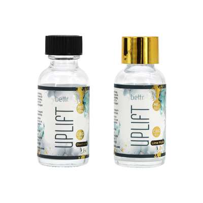 1oz 30ml Διαφανές στρογγυλό γυάλινο μπουκάλι Boston, αεροστεγές, στεγανό, με μαύρο βιδωτό καπάκι για αιθέριο έλαιο, υγρό φάρμακο, υγρό