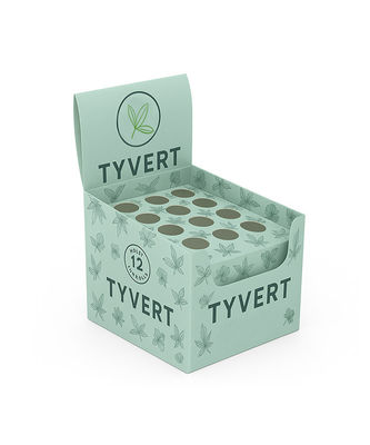 Προσαρμοσμένες οθόνες από χαρτόνι για τα σωλήνες Pop Top